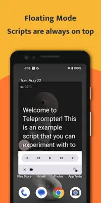 Teleprompter for Video android App screenshot 3